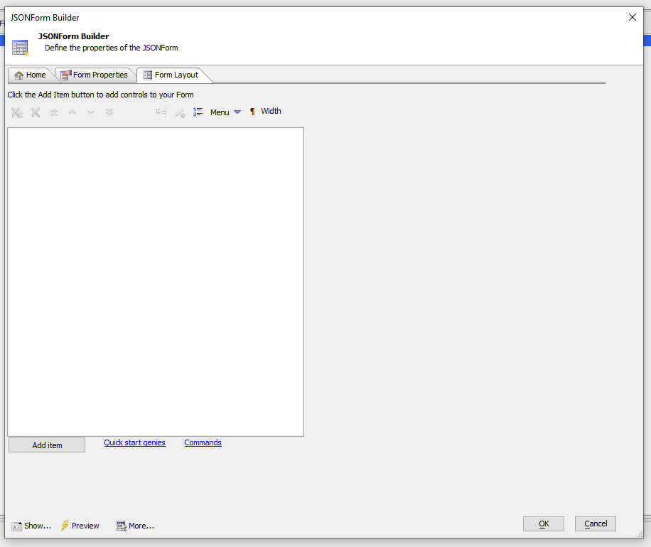 JSON Form builder